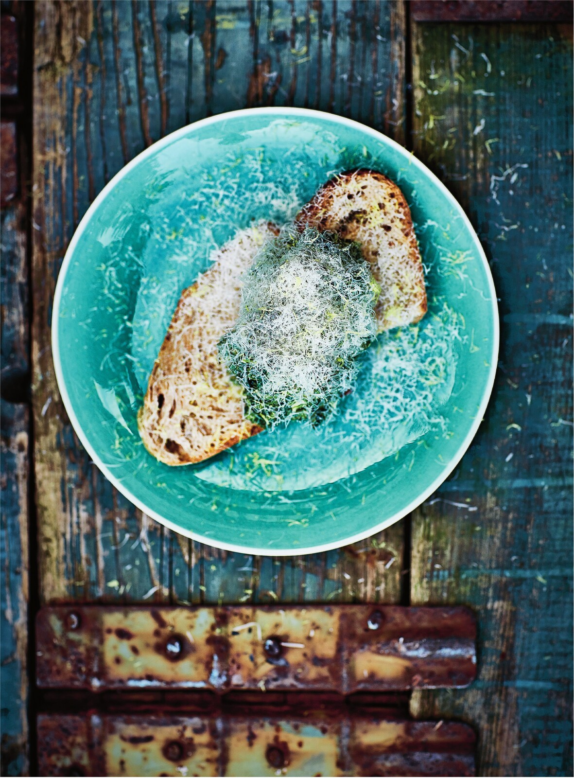Ground elder "on toast"